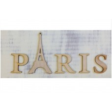 PARIS felirat Eiffel toronnyal 